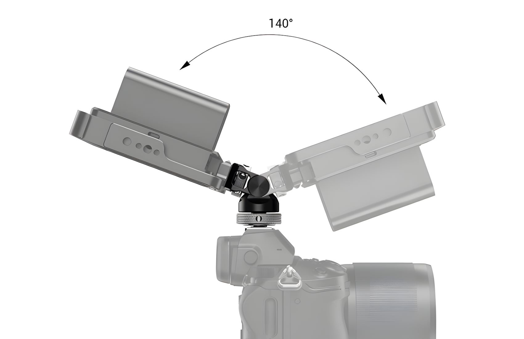 Swivel Tilt Hot Shoe 1.2KG Load
