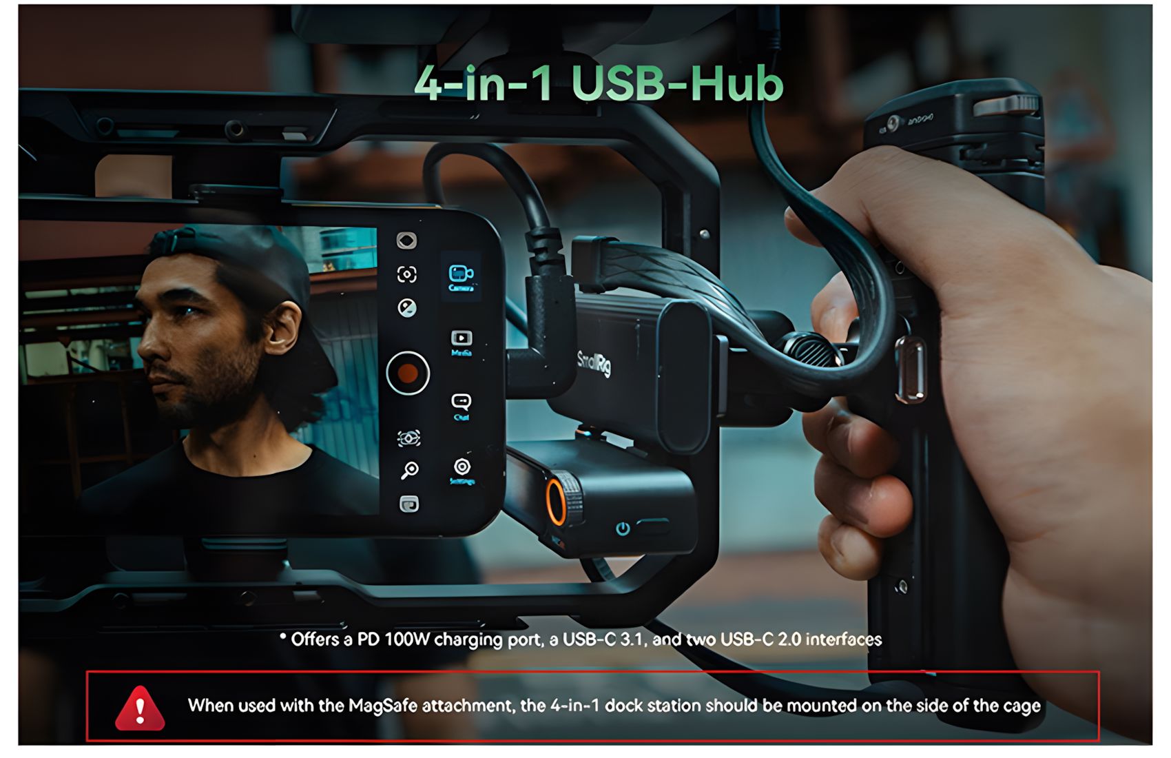 4-in-1 USB-C Hub for iPhone 17