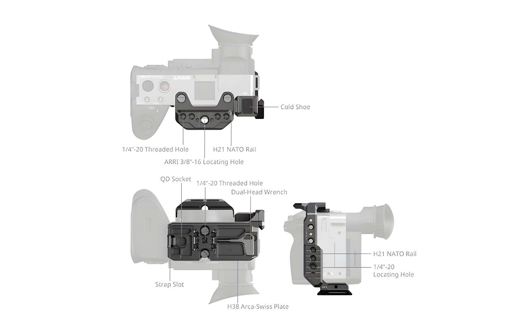 Aluminum Half for FX2