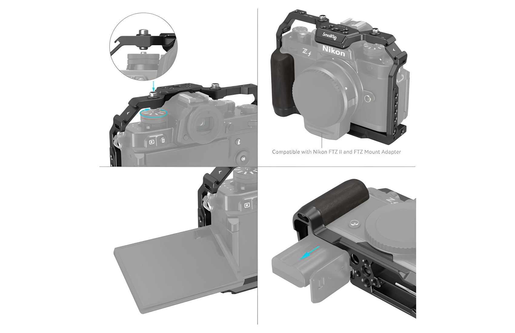 Aluminum for Nikon Z f