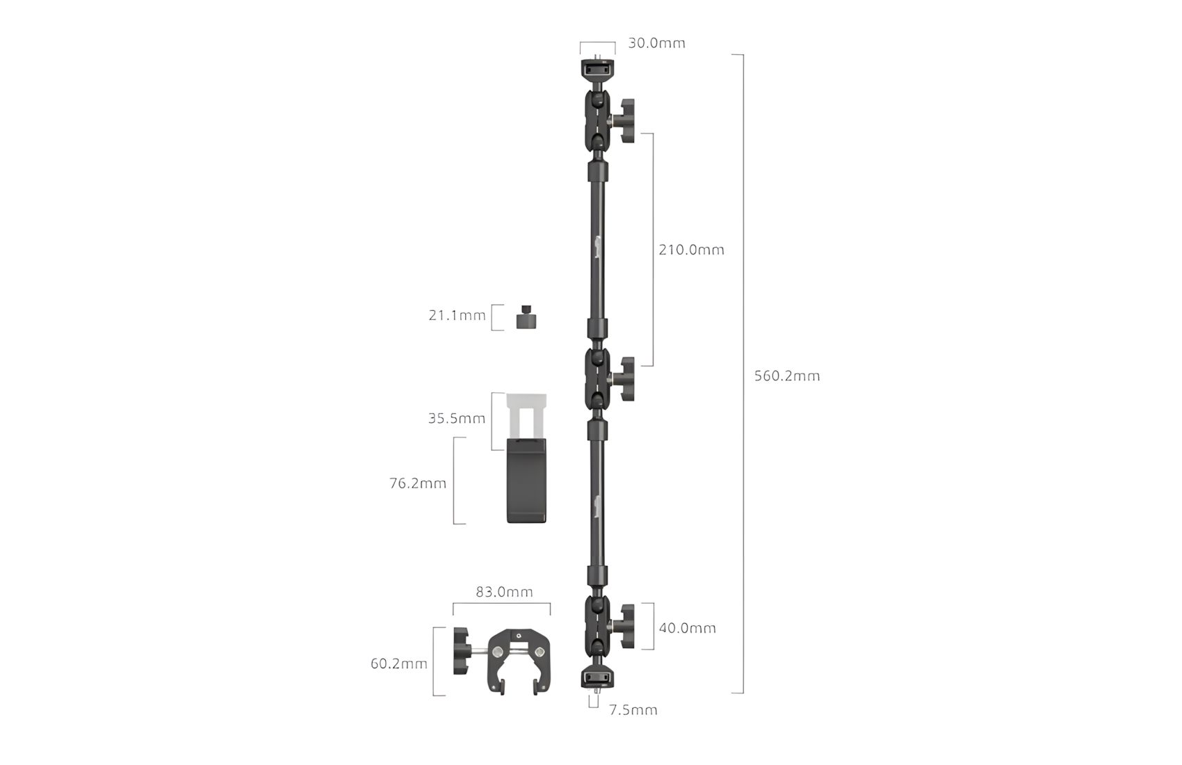 Desktop Magic Arm Clamp Kit