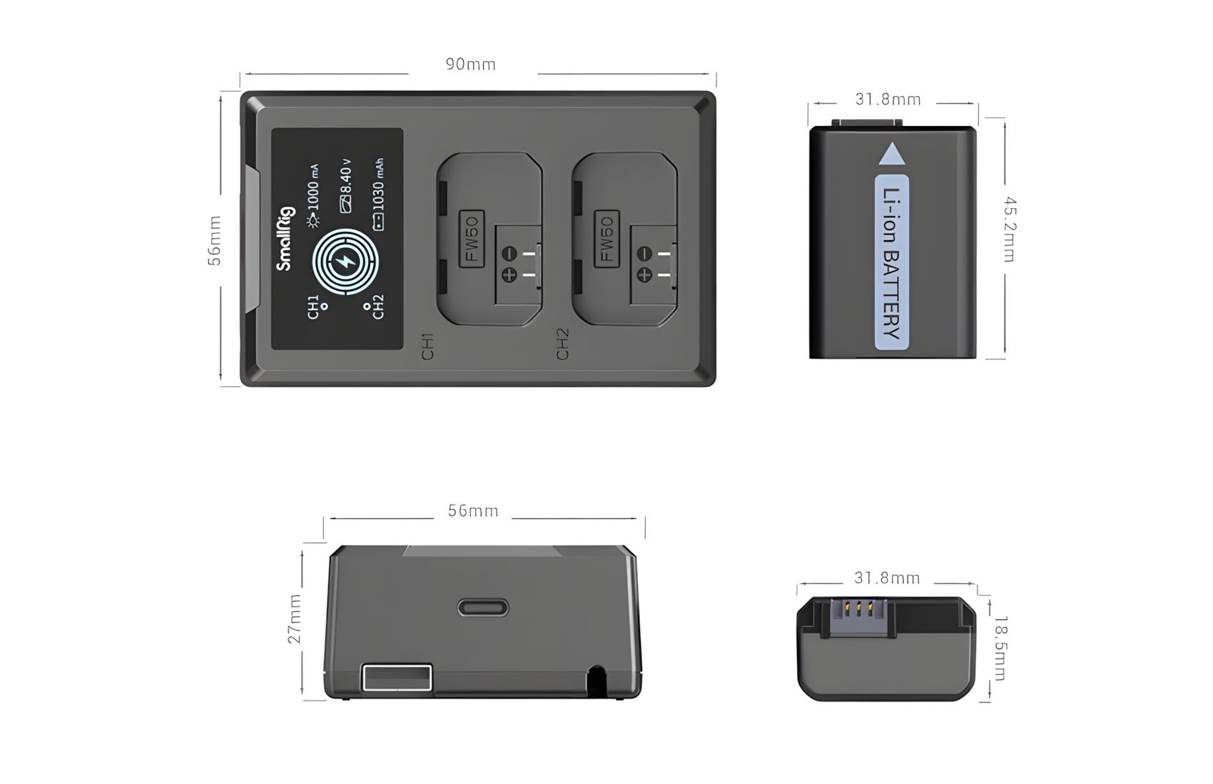 Dual NP-FW50 Charging Kit