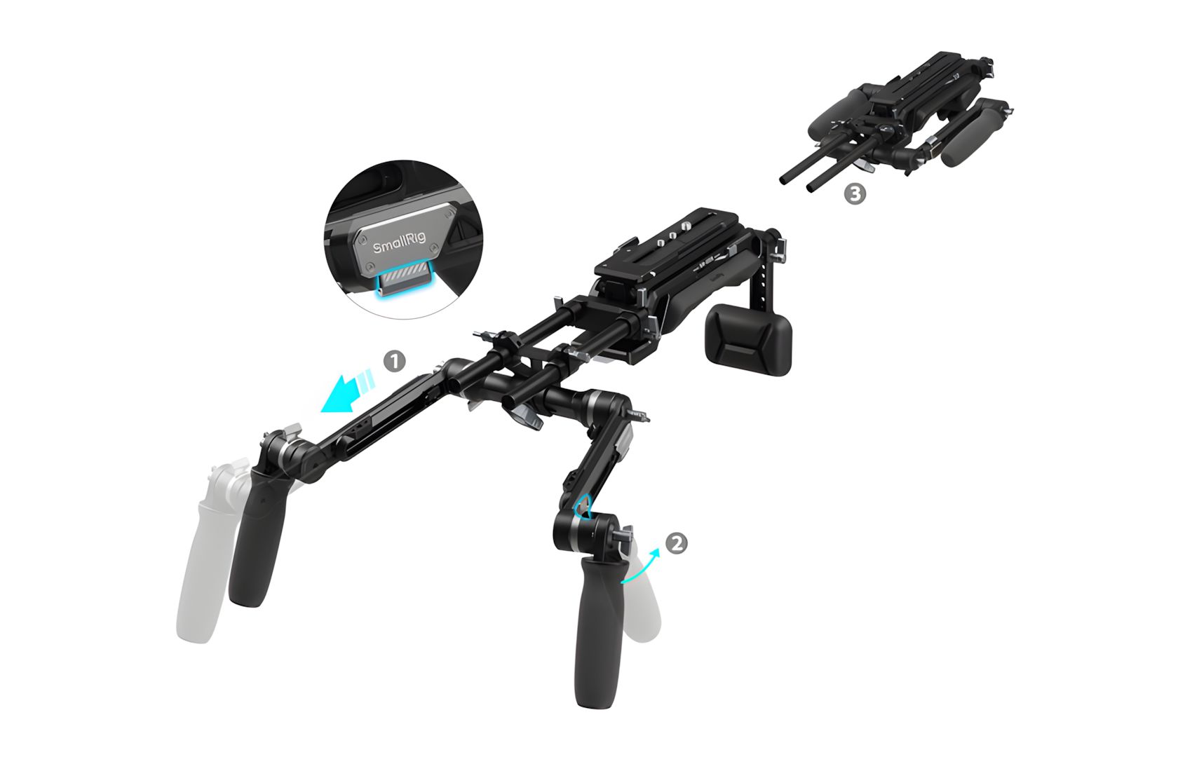 HawkLock VCT-14 Shoulder Rig