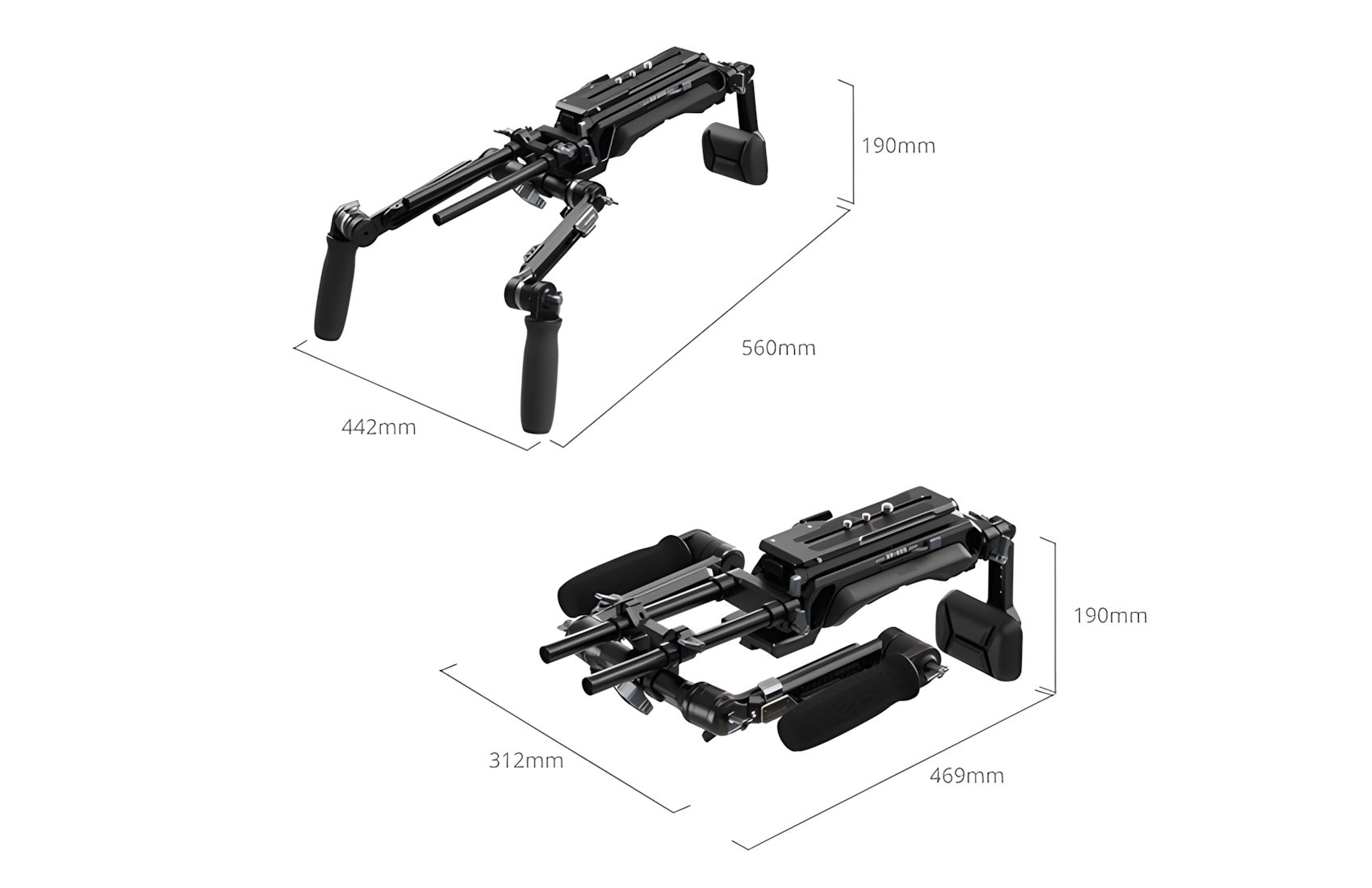 HawkLock VCT-14 Shoulder Rig