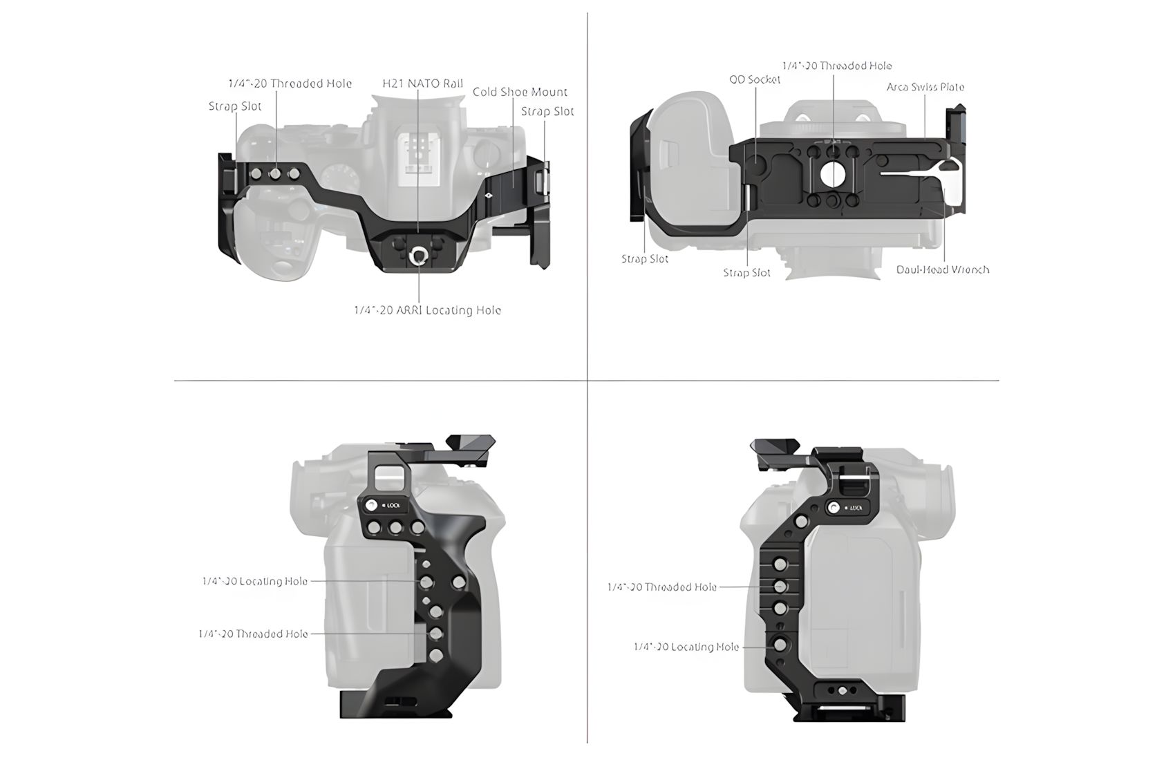 Hawklock for EOS R6 Mark III