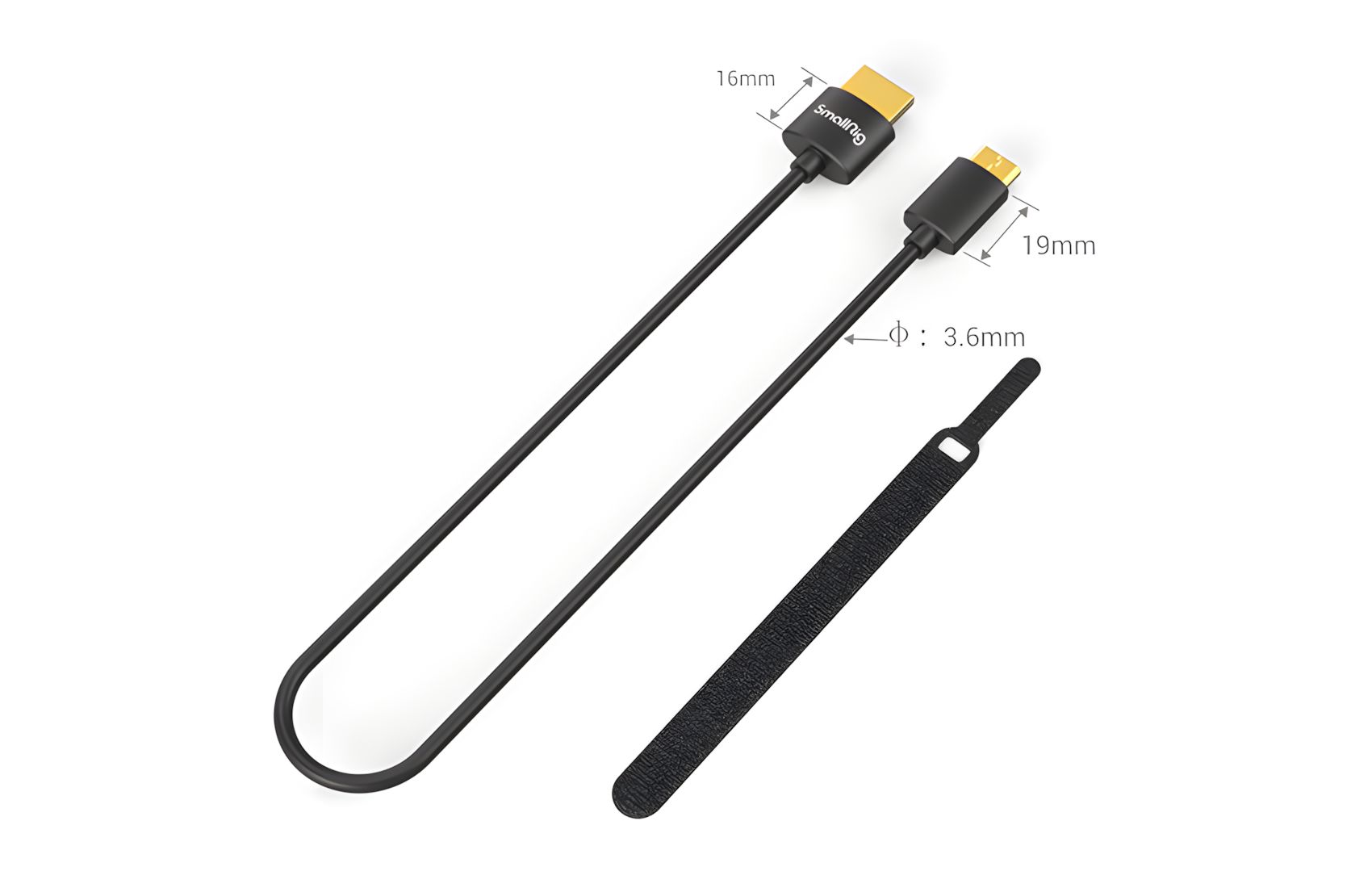 Mini HDMI to Full HDMI 35cm