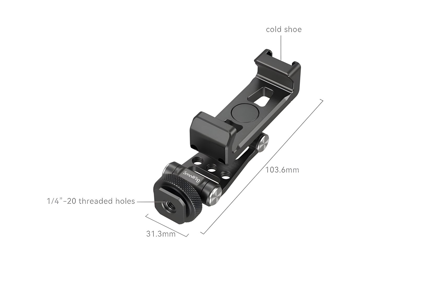 Smartphone Holder w Cold Shoe