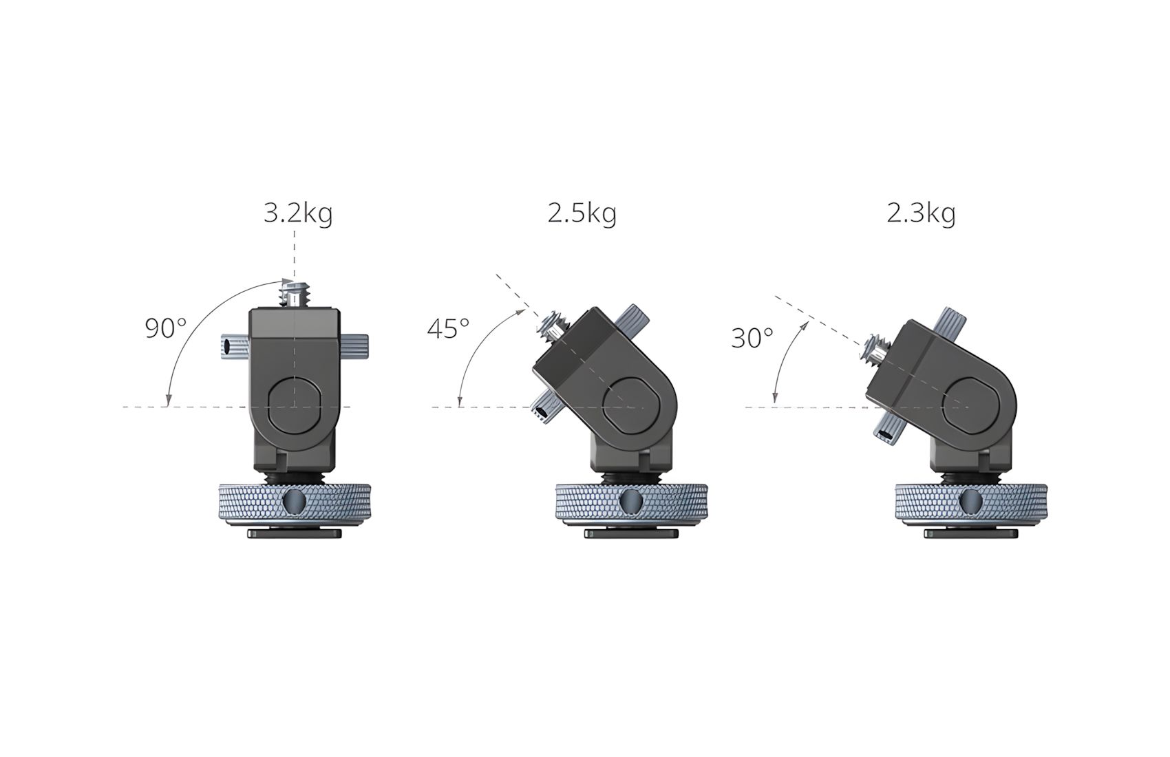 Swivel Tilt w Hot Shoe 2.5KG