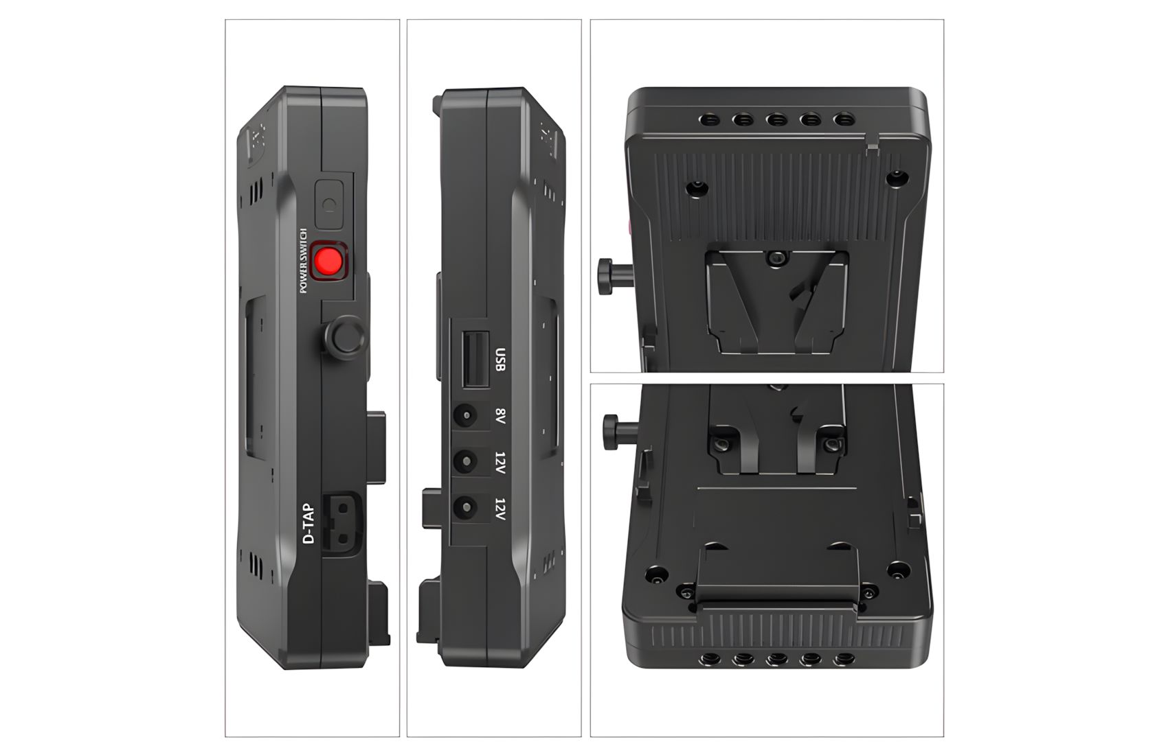 V-Mount Plate w Adjustable Arm