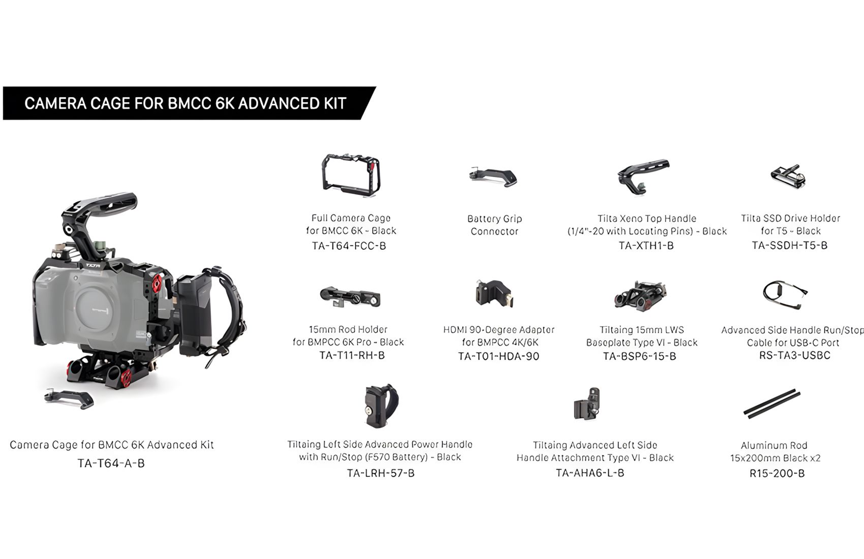 Aluminum for BMPCC6K FF L ADV