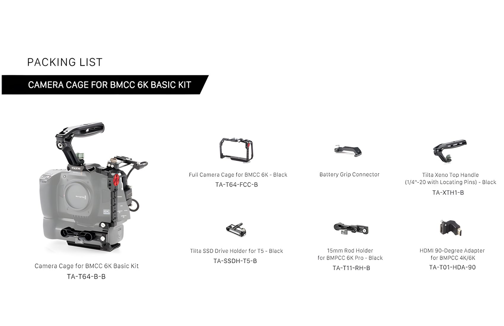 Aluminum for BMPCC6K FF L BSC